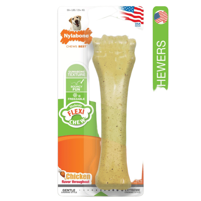 Nylabone Flexi Chew Chicken Dog Chew Toy - Extra Large