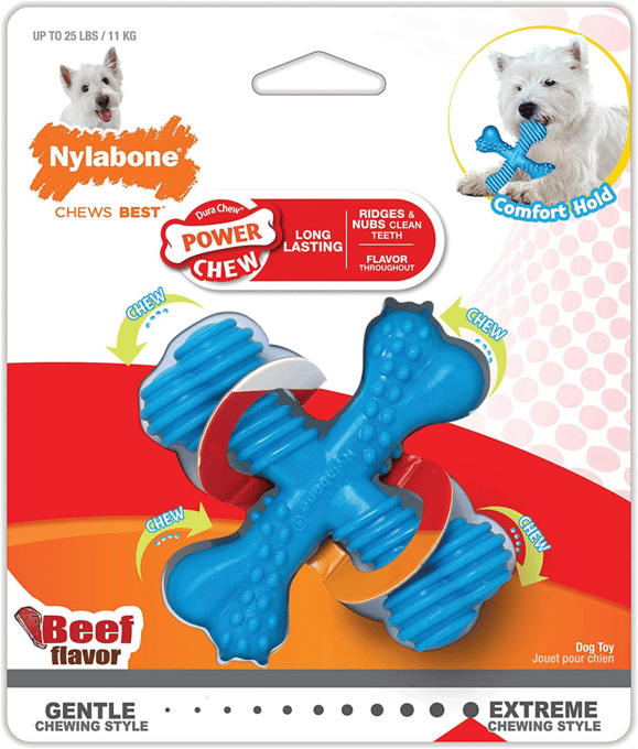 Nylabone Power Chew X Bone Dog Chew Toy - Large