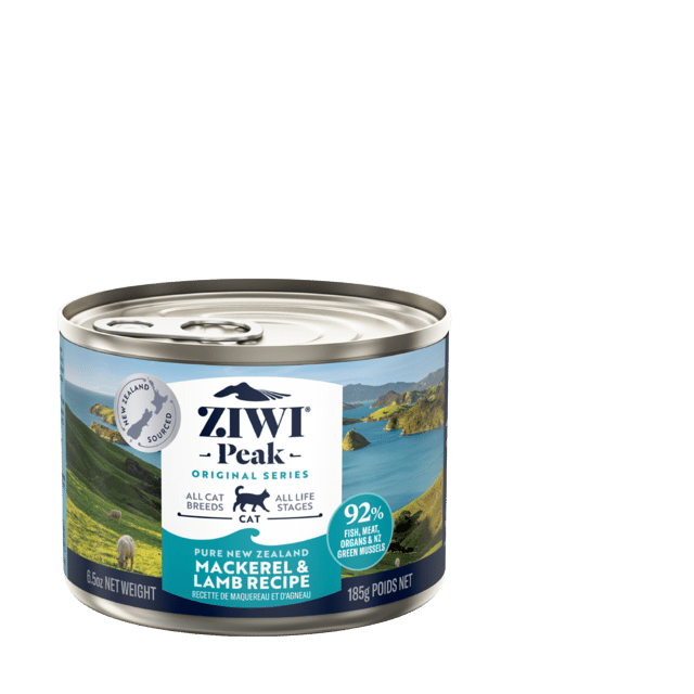 Ziwi Peak Mackerel & Lamb Wet Cat Food - 185g X 24