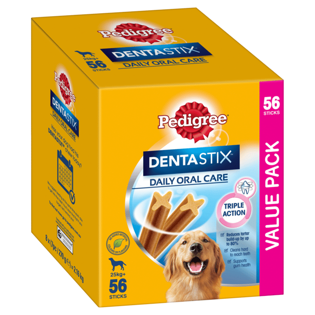 Pedigree Dentastix Daily Oral Care Large Dog Treats - 56 Pack