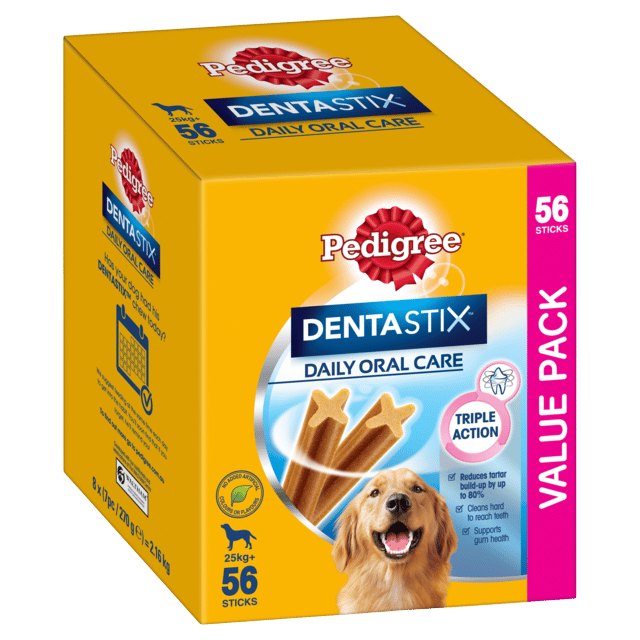 Pedigree Dentastix Daily Oral Care Large Dog Treats - 56 Pack