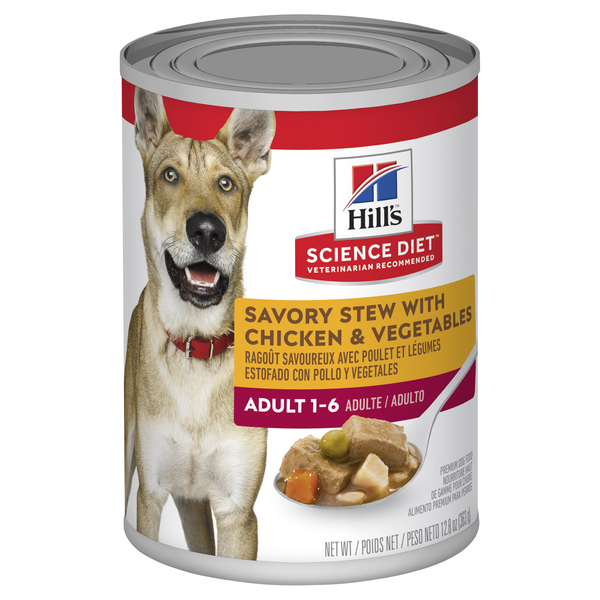 Science Diet Savory Stew Chick & Veg Cans