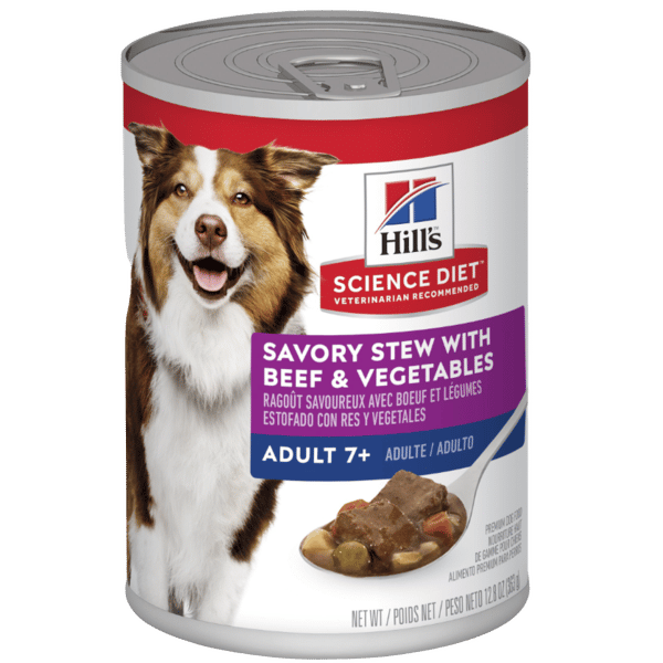 Science Diet Mature Savory Stew Beef & Veg Cans