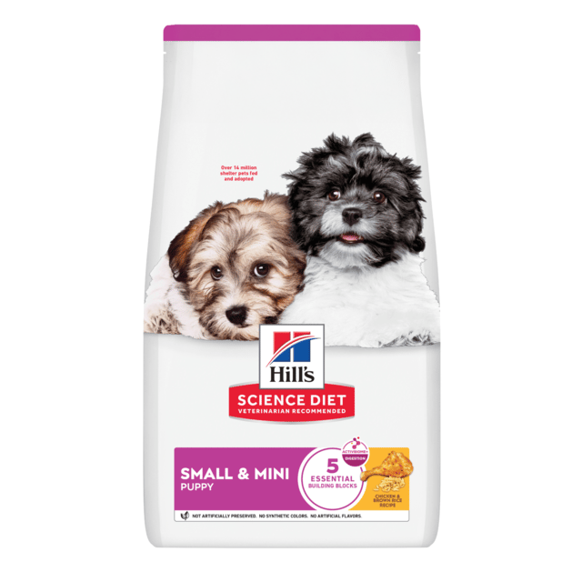 Hill's Science Diet Puppy Small & Mini Dry Dog Food - 3kg (2 X 1.5kg Bags)