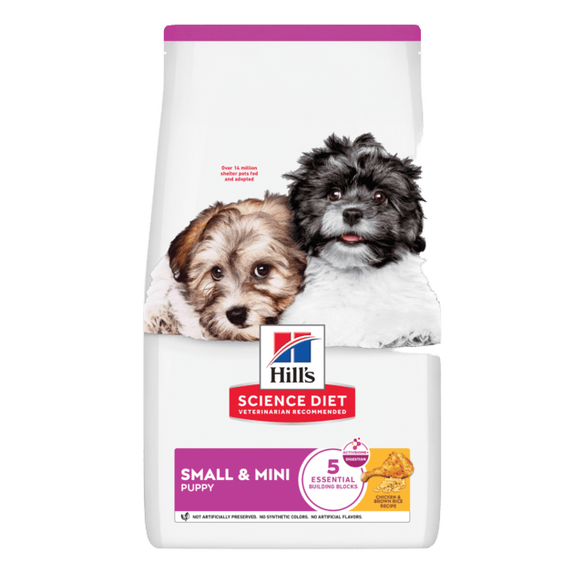 Hill's Science Diet Puppy Small & Mini Dry Dog Food - 3kg (2 X 1.5kg Bags)
