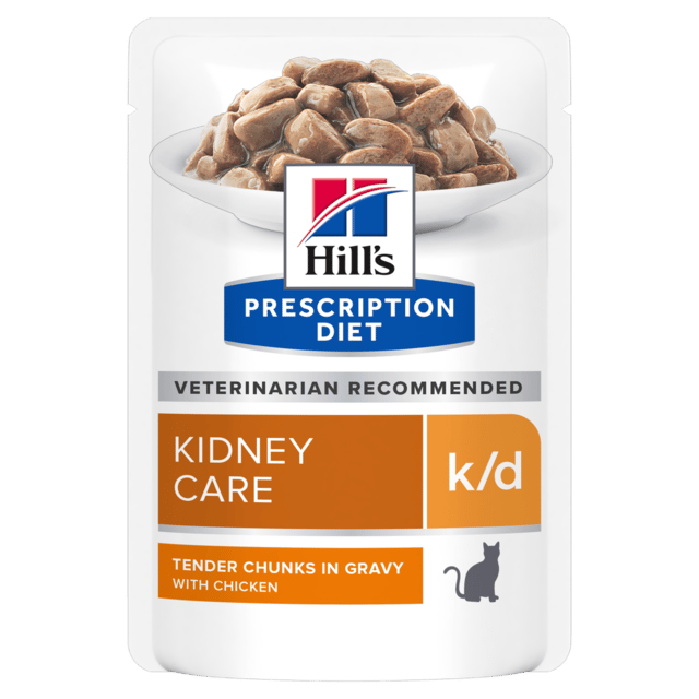 Hill's Prescription Diet K/D Kidney Care Chicken Wet Cat Food - 85g X 12