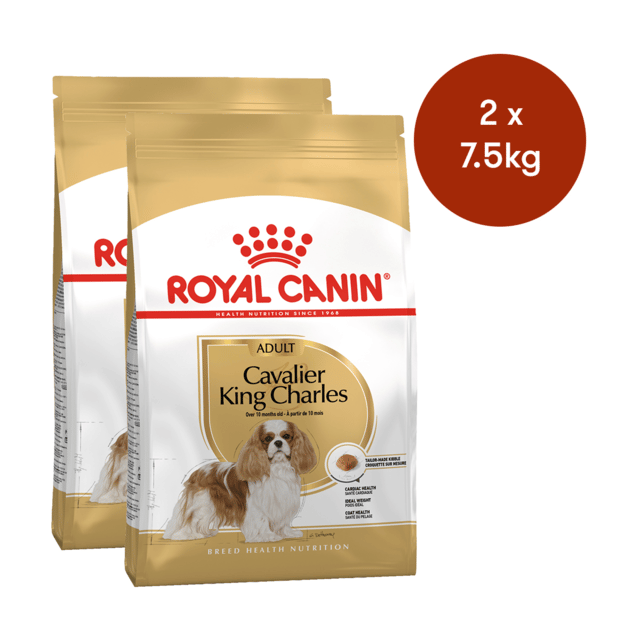 Royal Canin Cavalier King Charles Adult Dry Dog Food - 15kg (2 X 7.5kg Bags)