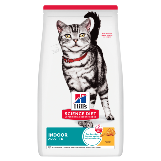 Hill's Science Diet Adult Indoor Dry Cat Food - 8kg (2 X 4kg Bags)