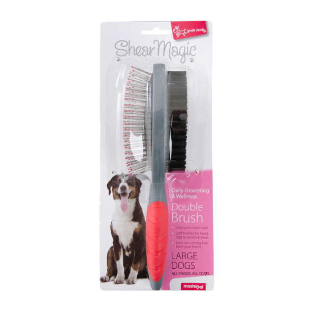Yours Droolly Shear Magic Dog Double Brush - Large