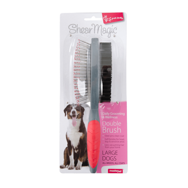 Yours Droolly Shear Magic Dog Double Brush - Large