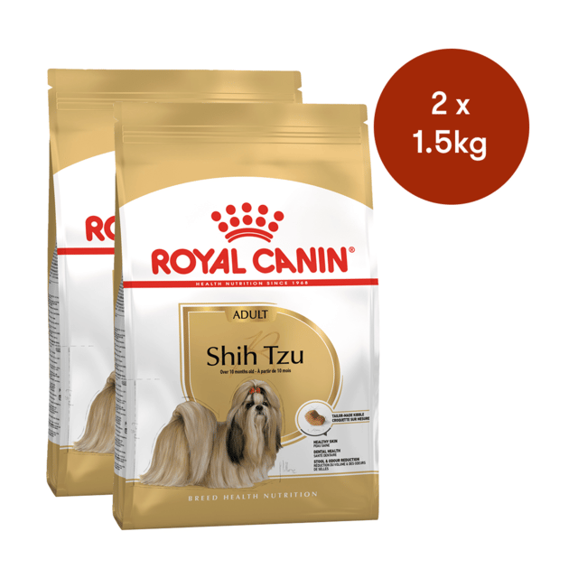Royal Canin Shih Tzu Adult Dry Dog Food - 3kg (2 X 1.5kg Bags)