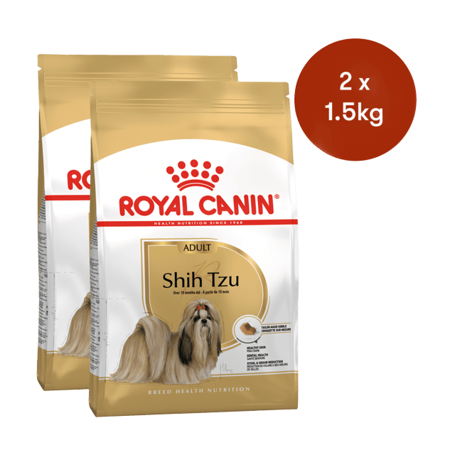 Royal Canin Shih Tzu Adult Dry Dog Food - 3kg (2 X 1.5kg Bags)