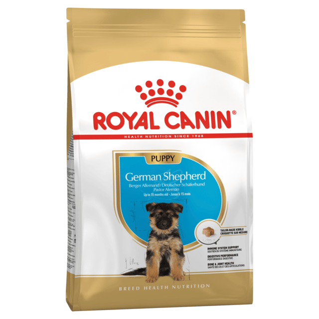 Royal Canin German Shepherd Puppy Dry Dog Food - 24kg (2 X 12kg Bags)