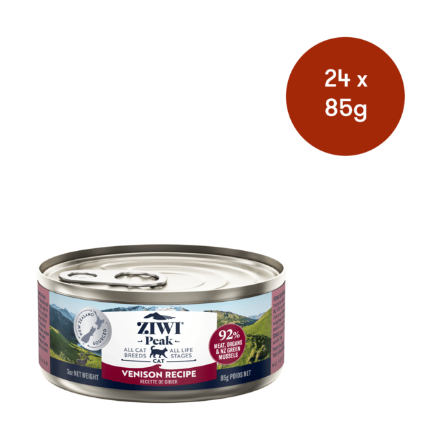 Ziwi Peak Venison Wet Cat Food - 85g X 24