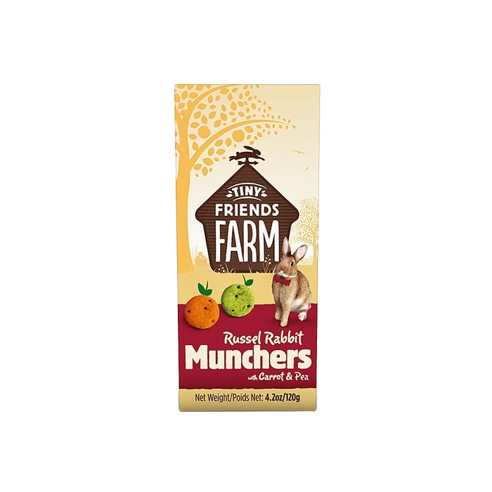 Tiny Friends Farm, Rabbit Munchers With Carrot & Peas 120g