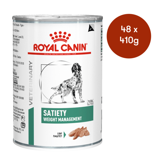 Royal Canin Vet Satiety Weight Management Wet Dog Food - 410g X 48
