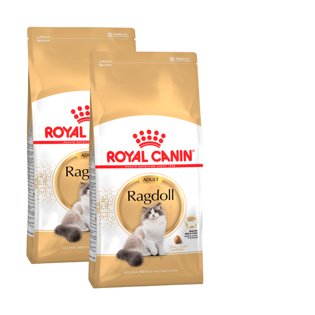 Royal Canin Ragdoll Adult Dry Cat Food - 4kg (2 X 2kg Bags)
