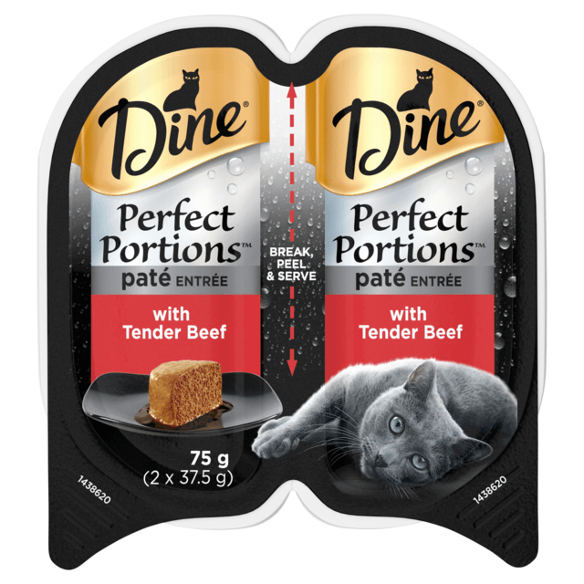 Dine Perfect Portions Pate Entree With Beef Wet Cat Food
