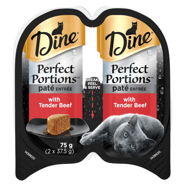 Dine Perfect Portions Pate Entree With Beef Wet Cat Food
