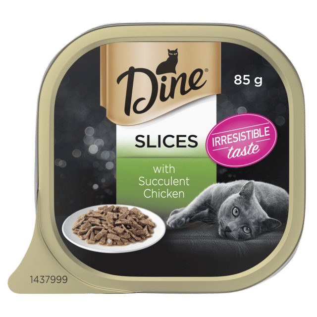 Dine Slices In Gravy With Succulent Chicken Wet Cat Food