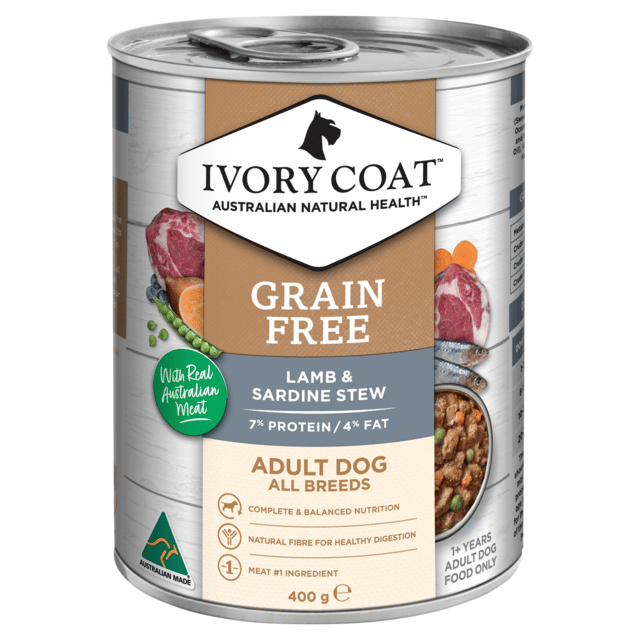 Ivory Coat Lamb & Sardine Stew Adult Wet Dog Food