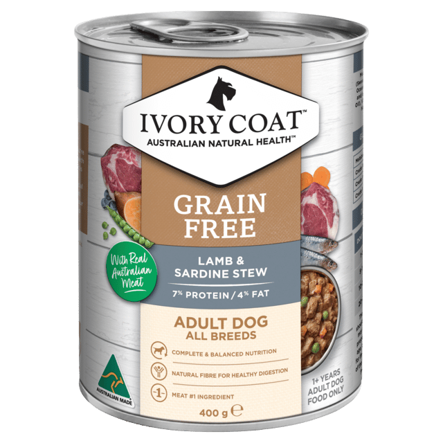Ivory Coat Lamb & Sardine Stew Adult Wet Dog Food