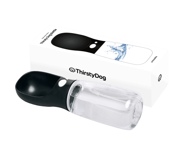 Thirstydog Original Smart Dog Water Bottle - Black