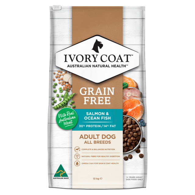 Ivory Coat Grain Free Salmon & Ocean Fish Adult Dry Dog Food