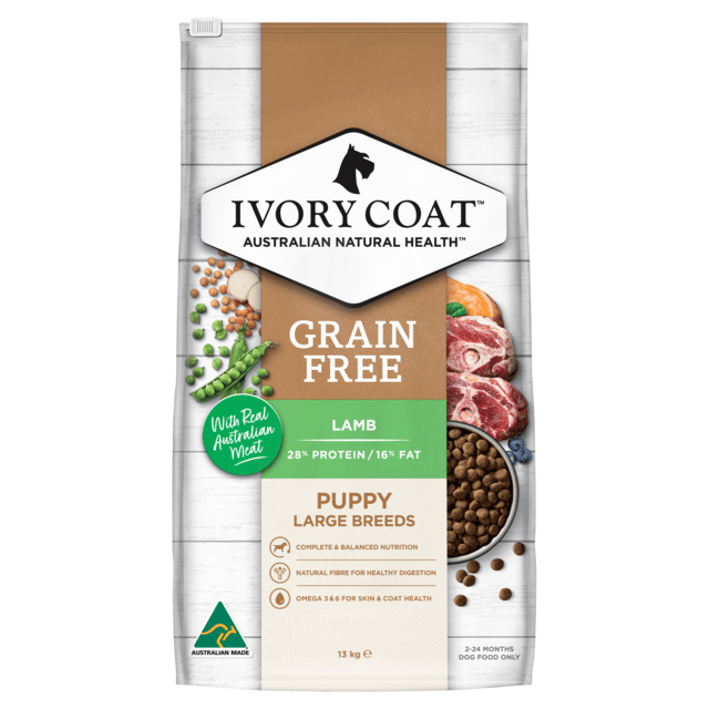 Ivory Coat Grain Free Lamb Large Breed Puppy Dry Dog Food