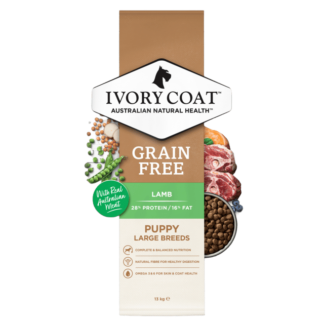 Ivory Coat Grain Free Lamb Large Breed Puppy Dry Dog Food