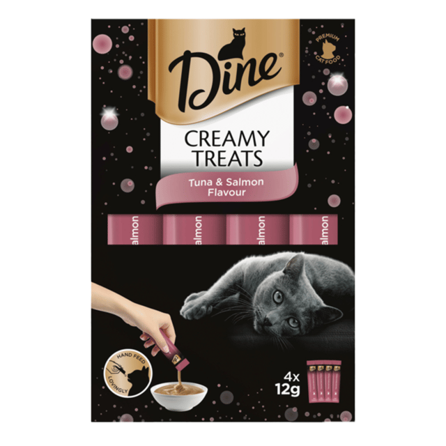 Dine Creamy Treats Tuna & Salmon Cat Treats