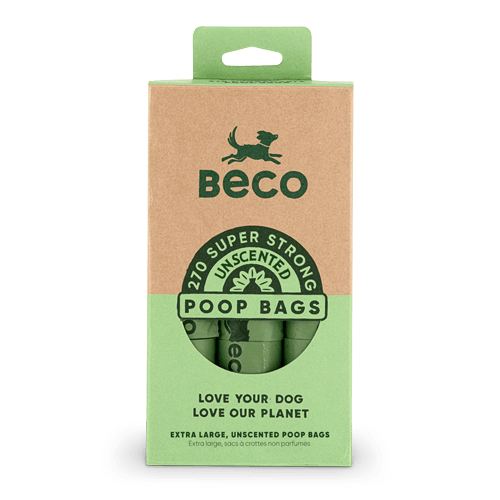 Beco Unscented Dog Poop Bags - 270 Bags