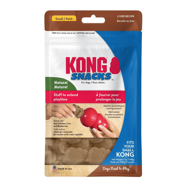 Kong Stuff'n Snacks Liver Dog Treat - Small