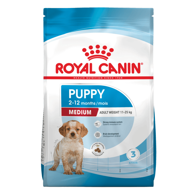 Royal Canin Medium Puppy Dry Dog Food - 30kg (2 X 15kg Bags)