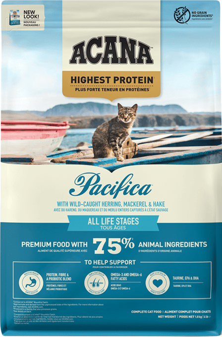 Acana Highest Protein Pacifica Dry Cat Food - 3.6kg (2 X 1.8kg Bags)