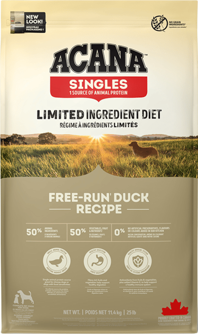 Acana Singles Free-Run Duck Recipe Dry Dog Food
