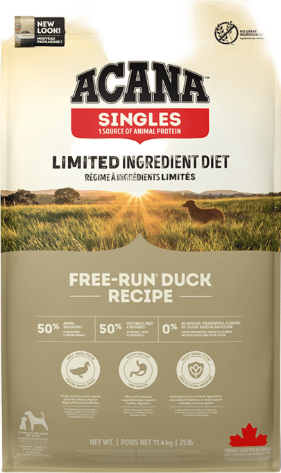 Acana Singles Free-Run Duck Recipe Dry Dog Food