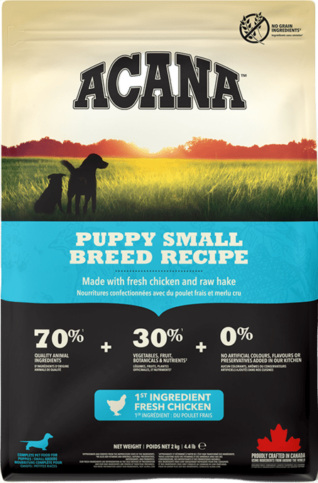 Acana Puppy Small Breed Recipe Dry Dog Food - 6kg (3 X 2kg Bags)