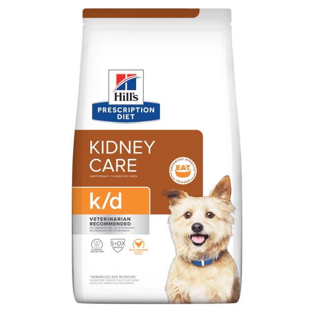 Hill's Prescription Diet K/D Kidney Care Dry Dog Food