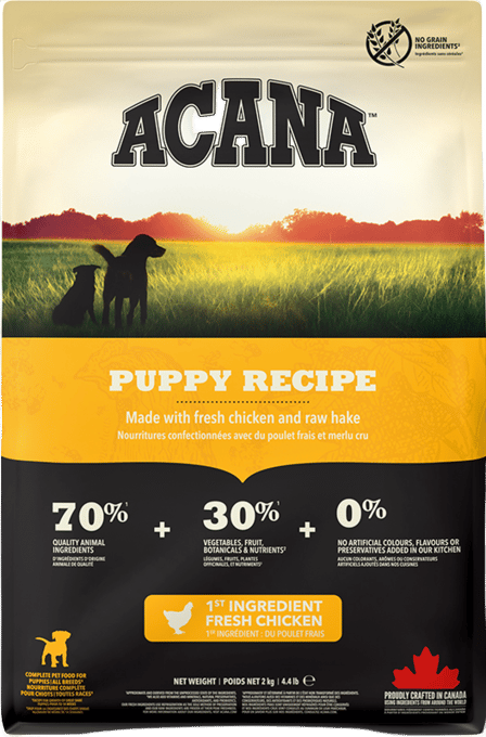Acana Puppy Recipe Dry Dog Food - 34kg (2 X 17kg Bags)