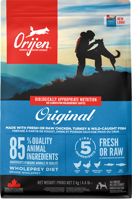 Orijen Original Dry Dog Food - 4kg (2 X 2kg Bags)