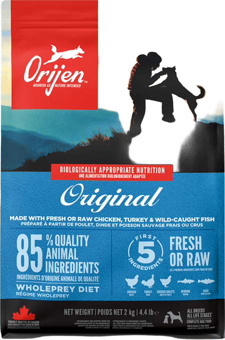 Orijen Original Dry Dog Food - 4kg (2 X 2kg Bags)