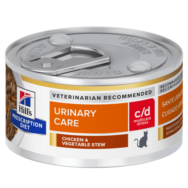 Hill's Prescription Diet C/D Multicare Stress Urinary Care Chicken & Vegetable Stew Wet Cat Food