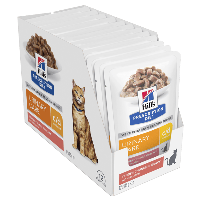 Hill's Prescription Diet C/D Multicare Salmon Wet Cat Food - 85g X 12