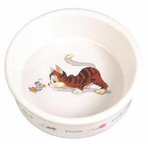 Trixie Comic Cat Ceramic Cat Dish 200ml