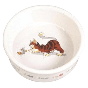 Trixie Comic Cat Ceramic Cat Dish 200ml
