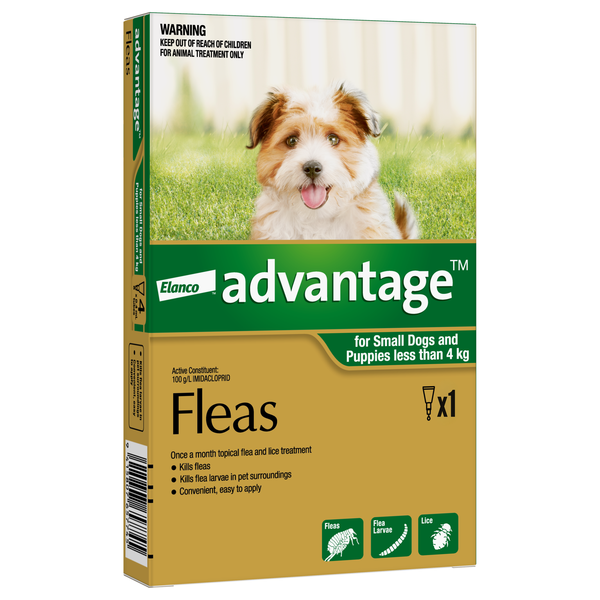 Advantgage For Small Dogs And Puppies Less Than 4kg - Single