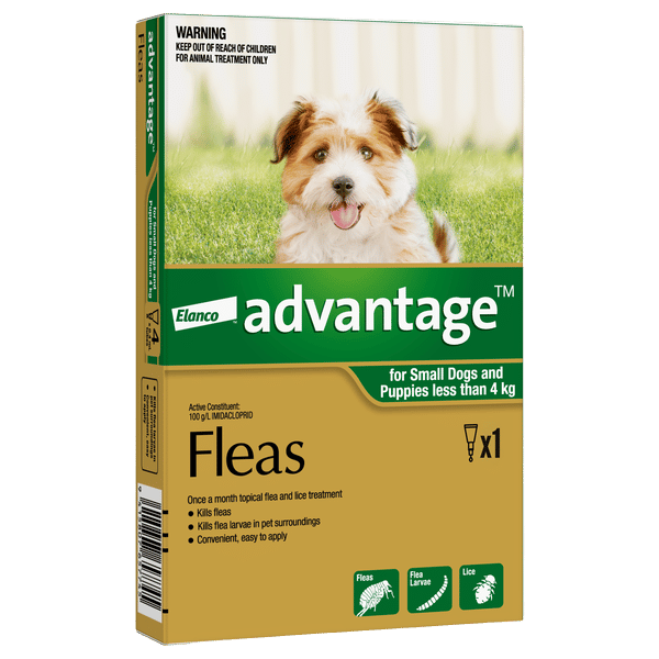 Advantgage For Small Dogs And Puppies Less Than 4kg - Single