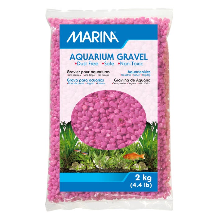 Marina Pink Coloured Aquarium Gravel 2kg