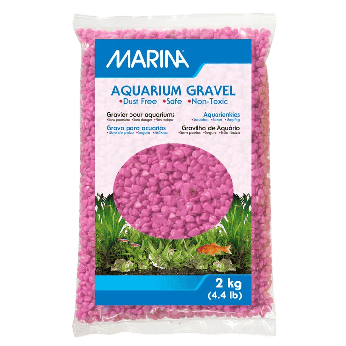 Marina Pink Coloured Aquarium Gravel 2kg